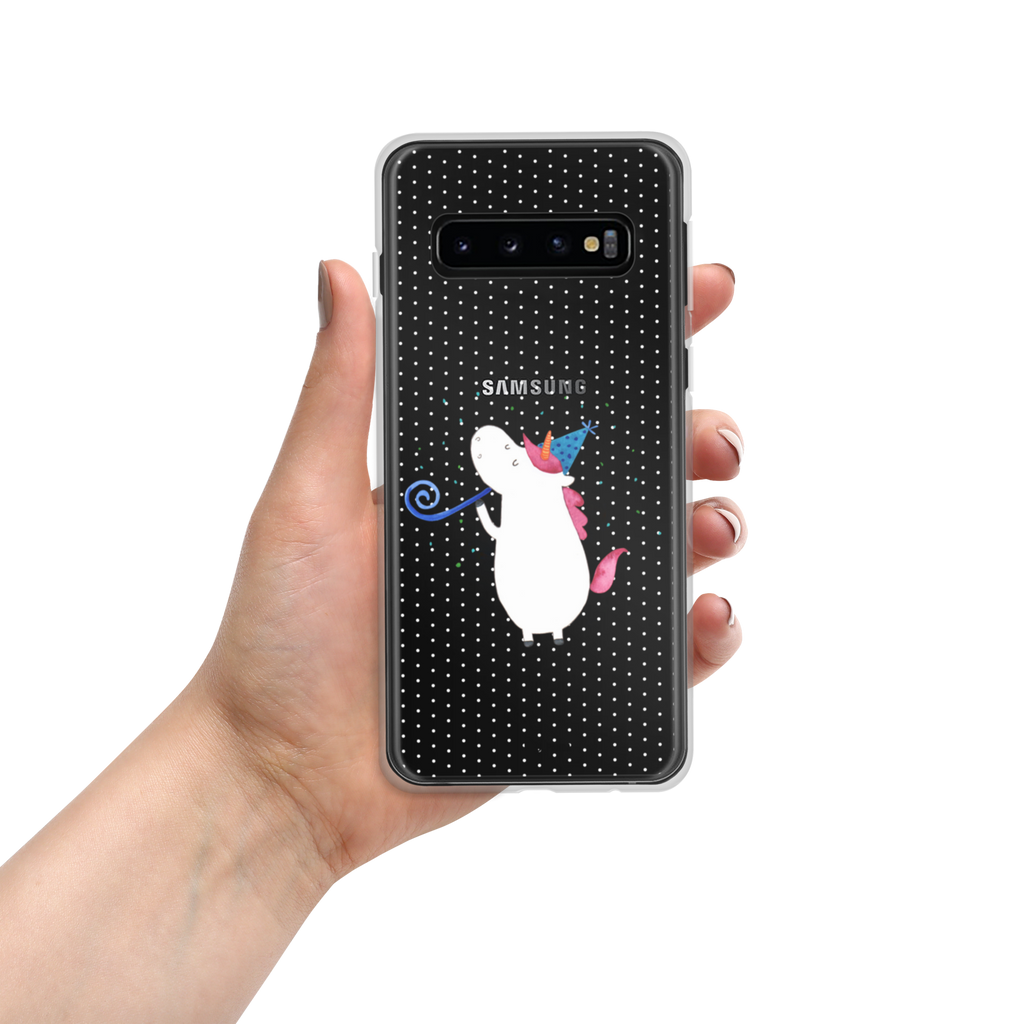 Handyhülle Einhorn Party Handyhülle, Handycover, Transparente Handyhülle, Flexible Handyhülle, Handyschutz, Transparent, Durchsichtig, Schutzhülle für Handy, Stilvolle Handyhülle, Robuste Handyhülle, Schutz vor Kratzern, Schützende Handyhülle, Einhorn, Einhörner, Einhorn Deko, Pegasus, Unicorn, Glitzer, Konfetti, Party, Geburtstag, Feier, Fest, Alkohol, Disco, Club