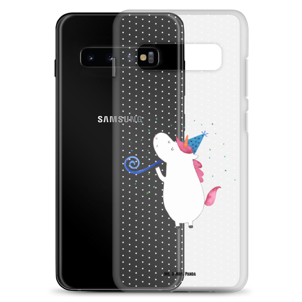 Handyhülle Einhorn Party Handyhülle, Handycover, Transparente Handyhülle, Flexible Handyhülle, Handyschutz, Transparent, Durchsichtig, Schutzhülle für Handy, Stilvolle Handyhülle, Robuste Handyhülle, Schutz vor Kratzern, Schützende Handyhülle, Einhorn, Einhörner, Einhorn Deko, Pegasus, Unicorn, Glitzer, Konfetti, Party, Geburtstag, Feier, Fest, Alkohol, Disco, Club