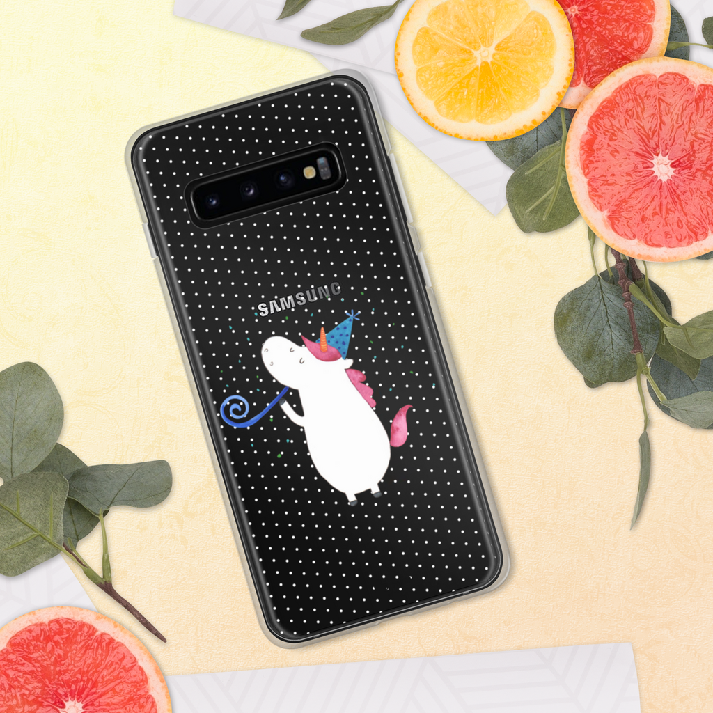 Handyhülle Einhorn Party Handyhülle, Handycover, Transparente Handyhülle, Flexible Handyhülle, Handyschutz, Transparent, Durchsichtig, Schutzhülle für Handy, Stilvolle Handyhülle, Robuste Handyhülle, Schutz vor Kratzern, Schützende Handyhülle, Einhorn, Einhörner, Einhorn Deko, Pegasus, Unicorn, Glitzer, Konfetti, Party, Geburtstag, Feier, Fest, Alkohol, Disco, Club