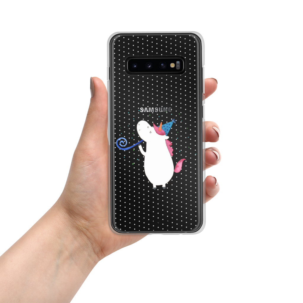 Handyhülle Einhorn Party Handyhülle, Handycover, Transparente Handyhülle, Flexible Handyhülle, Handyschutz, Transparent, Durchsichtig, Schutzhülle für Handy, Stilvolle Handyhülle, Robuste Handyhülle, Schutz vor Kratzern, Schützende Handyhülle, Einhorn, Einhörner, Einhorn Deko, Pegasus, Unicorn, Glitzer, Konfetti, Party, Geburtstag, Feier, Fest, Alkohol, Disco, Club