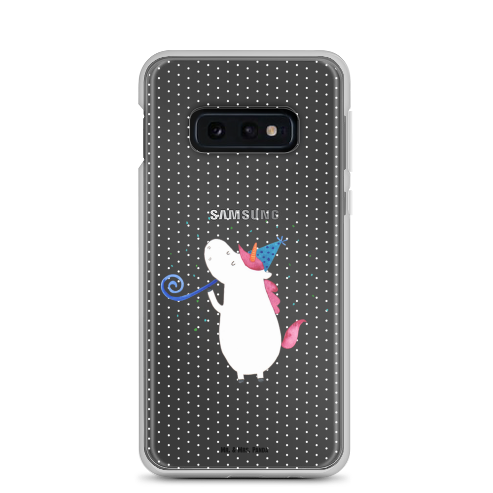Handyhülle Einhorn Party Handyhülle, Handycover, Transparente Handyhülle, Flexible Handyhülle, Handyschutz, Transparent, Durchsichtig, Schutzhülle für Handy, Stilvolle Handyhülle, Robuste Handyhülle, Schutz vor Kratzern, Schützende Handyhülle, Einhorn, Einhörner, Einhorn Deko, Pegasus, Unicorn, Glitzer, Konfetti, Party, Geburtstag, Feier, Fest, Alkohol, Disco, Club