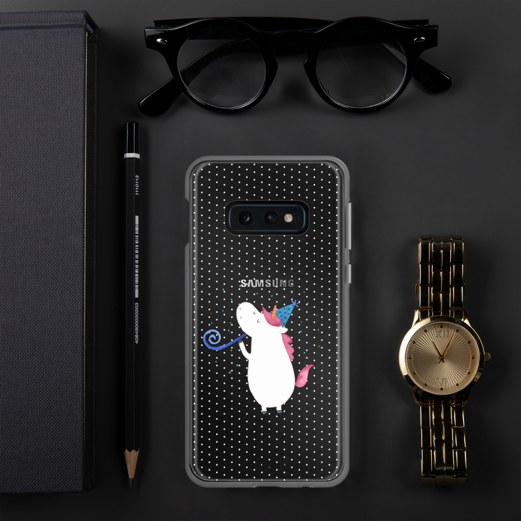 Handyhülle Einhorn Party Handyhülle, Handycover, Transparente Handyhülle, Flexible Handyhülle, Handyschutz, Transparent, Durchsichtig, Schutzhülle für Handy, Stilvolle Handyhülle, Robuste Handyhülle, Schutz vor Kratzern, Schützende Handyhülle, Einhorn, Einhörner, Einhorn Deko, Pegasus, Unicorn, Glitzer, Konfetti, Party, Geburtstag, Feier, Fest, Alkohol, Disco, Club