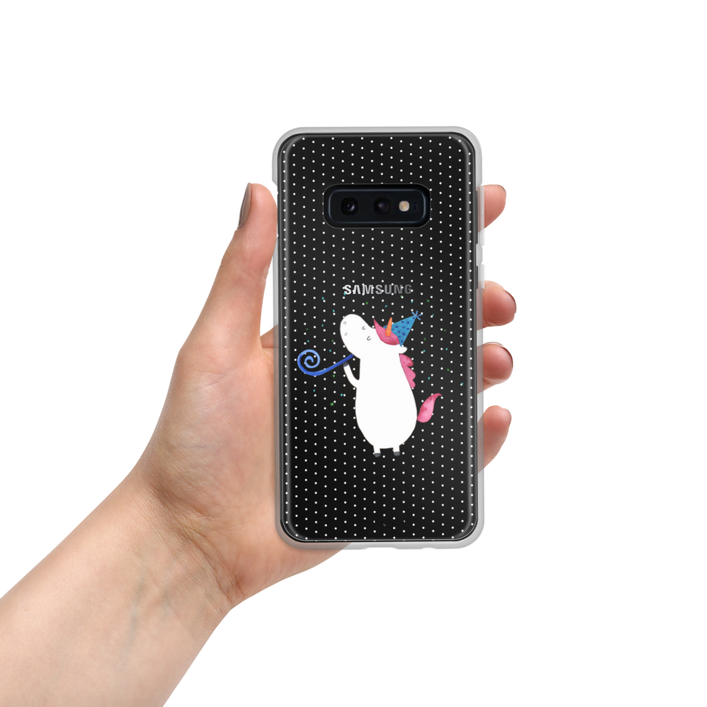 Handyhülle Einhorn Party Handyhülle, Handycover, Transparente Handyhülle, Flexible Handyhülle, Handyschutz, Transparent, Durchsichtig, Schutzhülle für Handy, Stilvolle Handyhülle, Robuste Handyhülle, Schutz vor Kratzern, Schützende Handyhülle, Einhorn, Einhörner, Einhorn Deko, Pegasus, Unicorn, Glitzer, Konfetti, Party, Geburtstag, Feier, Fest, Alkohol, Disco, Club