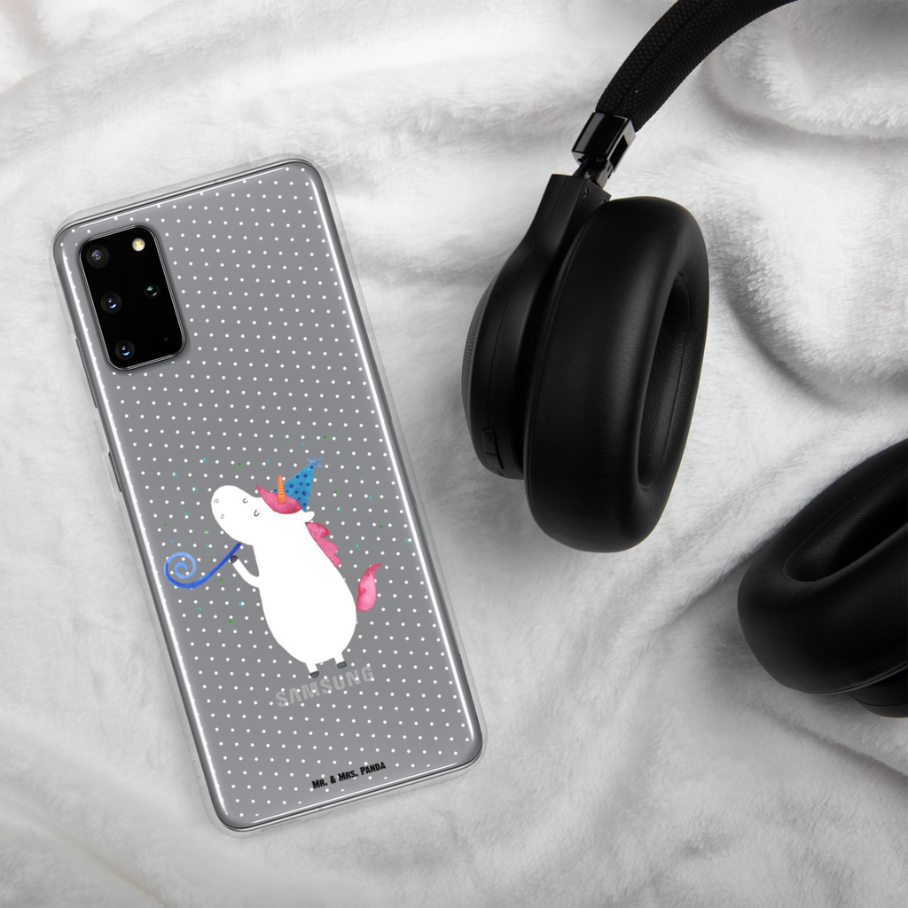 Handyhülle Einhorn Party Handyhülle, Handycover, Transparente Handyhülle, Flexible Handyhülle, Handyschutz, Transparent, Durchsichtig, Schutzhülle für Handy, Stilvolle Handyhülle, Robuste Handyhülle, Schutz vor Kratzern, Schützende Handyhülle, Einhorn, Einhörner, Einhorn Deko, Pegasus, Unicorn, Glitzer, Konfetti, Party, Geburtstag, Feier, Fest, Alkohol, Disco, Club