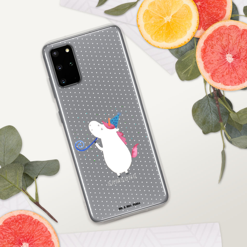 Handyhülle Einhorn Party Handyhülle, Handycover, Transparente Handyhülle, Flexible Handyhülle, Handyschutz, Transparent, Durchsichtig, Schutzhülle für Handy, Stilvolle Handyhülle, Robuste Handyhülle, Schutz vor Kratzern, Schützende Handyhülle, Einhorn, Einhörner, Einhorn Deko, Pegasus, Unicorn, Glitzer, Konfetti, Party, Geburtstag, Feier, Fest, Alkohol, Disco, Club