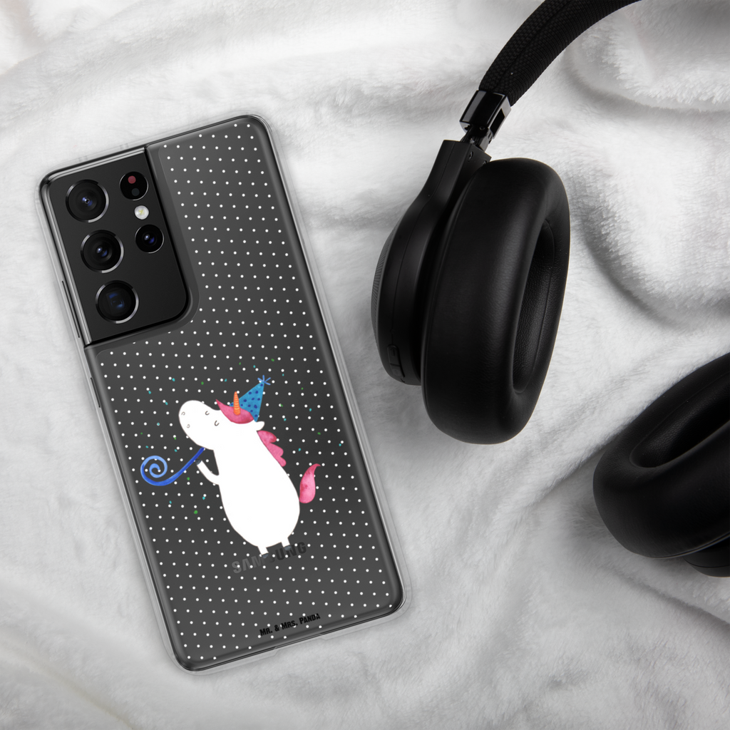 Handyhülle Einhorn Party Handyhülle, Handycover, Transparente Handyhülle, Flexible Handyhülle, Handyschutz, Transparent, Durchsichtig, Schutzhülle für Handy, Stilvolle Handyhülle, Robuste Handyhülle, Schutz vor Kratzern, Schützende Handyhülle, Einhorn, Einhörner, Einhorn Deko, Pegasus, Unicorn, Glitzer, Konfetti, Party, Geburtstag, Feier, Fest, Alkohol, Disco, Club