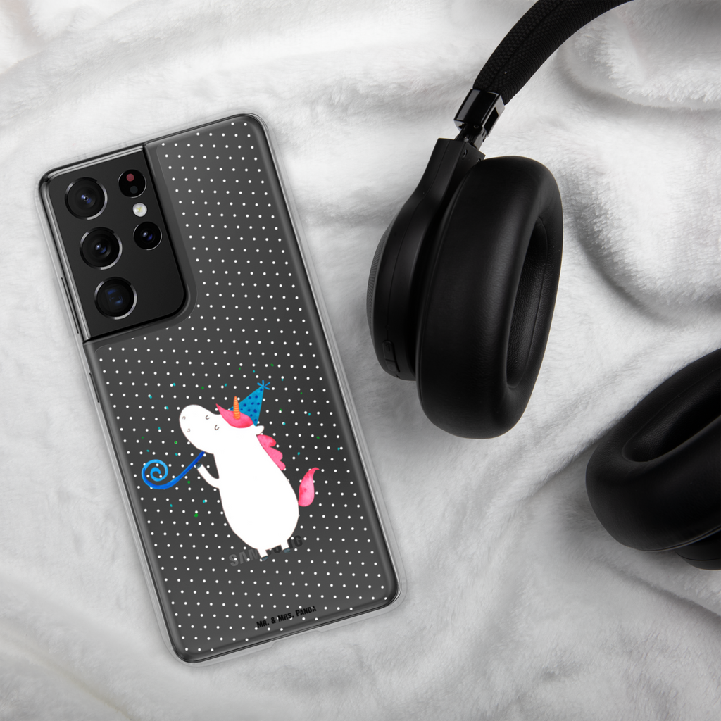 Handyhülle Einhorn Party Handyhülle, Handycover, Transparente Handyhülle, Flexible Handyhülle, Handyschutz, Transparent, Durchsichtig, Schutzhülle für Handy, Stilvolle Handyhülle, Robuste Handyhülle, Schutz vor Kratzern, Schützende Handyhülle, Einhorn, Einhörner, Einhorn Deko, Pegasus, Unicorn, Glitzer, Konfetti, Party, Geburtstag, Feier, Fest, Alkohol, Disco, Club