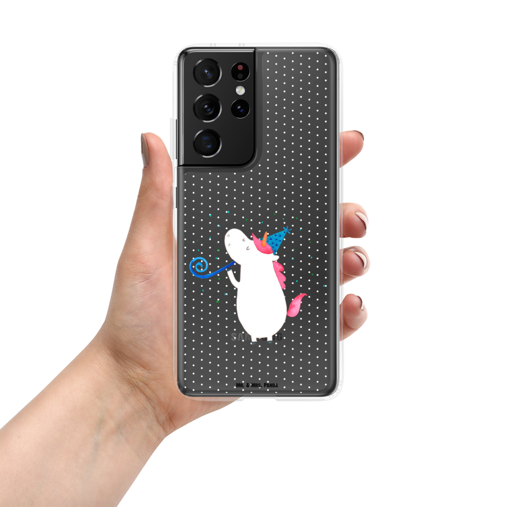 Handyhülle Einhorn Party Handyhülle, Handycover, Transparente Handyhülle, Flexible Handyhülle, Handyschutz, Transparent, Durchsichtig, Schutzhülle für Handy, Stilvolle Handyhülle, Robuste Handyhülle, Schutz vor Kratzern, Schützende Handyhülle, Einhorn, Einhörner, Einhorn Deko, Pegasus, Unicorn, Glitzer, Konfetti, Party, Geburtstag, Feier, Fest, Alkohol, Disco, Club