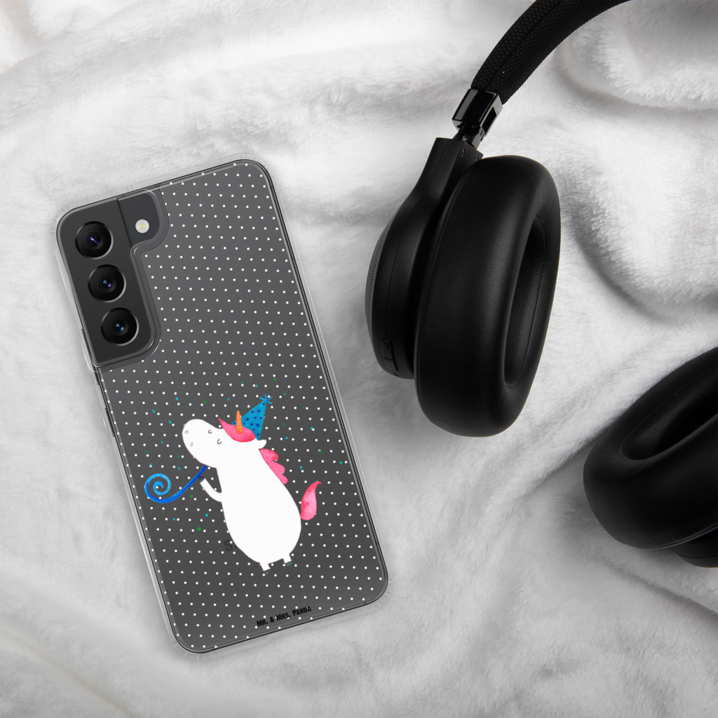 Handyhülle Einhorn Party Handyhülle, Handycover, Transparente Handyhülle, Flexible Handyhülle, Handyschutz, Transparent, Durchsichtig, Schutzhülle für Handy, Stilvolle Handyhülle, Robuste Handyhülle, Schutz vor Kratzern, Schützende Handyhülle, Einhorn, Einhörner, Einhorn Deko, Pegasus, Unicorn, Glitzer, Konfetti, Party, Geburtstag, Feier, Fest, Alkohol, Disco, Club