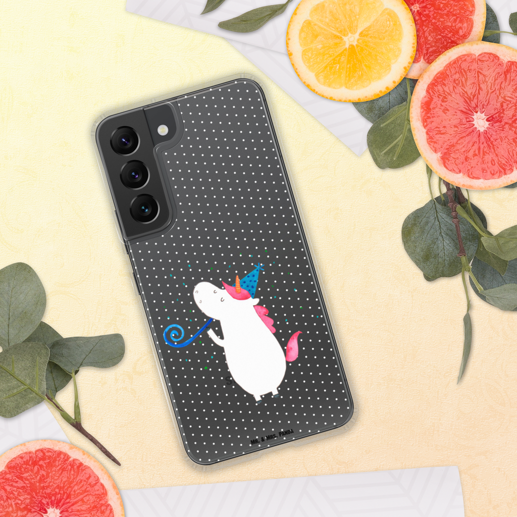 Handyhülle Einhorn Party Handyhülle, Handycover, Transparente Handyhülle, Flexible Handyhülle, Handyschutz, Transparent, Durchsichtig, Schutzhülle für Handy, Stilvolle Handyhülle, Robuste Handyhülle, Schutz vor Kratzern, Schützende Handyhülle, Einhorn, Einhörner, Einhorn Deko, Pegasus, Unicorn, Glitzer, Konfetti, Party, Geburtstag, Feier, Fest, Alkohol, Disco, Club