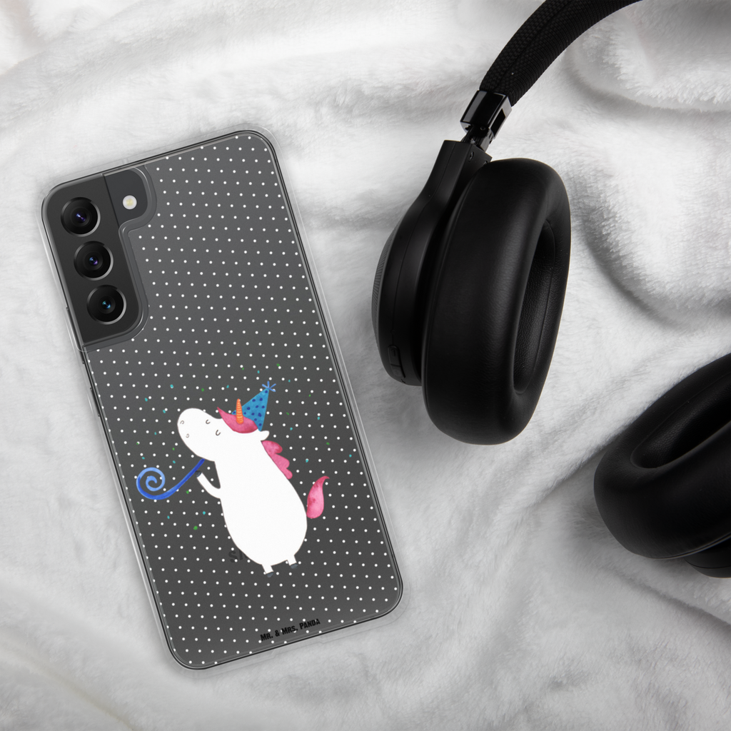 Handyhülle Einhorn Party Handyhülle, Handycover, Transparente Handyhülle, Flexible Handyhülle, Handyschutz, Transparent, Durchsichtig, Schutzhülle für Handy, Stilvolle Handyhülle, Robuste Handyhülle, Schutz vor Kratzern, Schützende Handyhülle, Einhorn, Einhörner, Einhorn Deko, Pegasus, Unicorn, Glitzer, Konfetti, Party, Geburtstag, Feier, Fest, Alkohol, Disco, Club