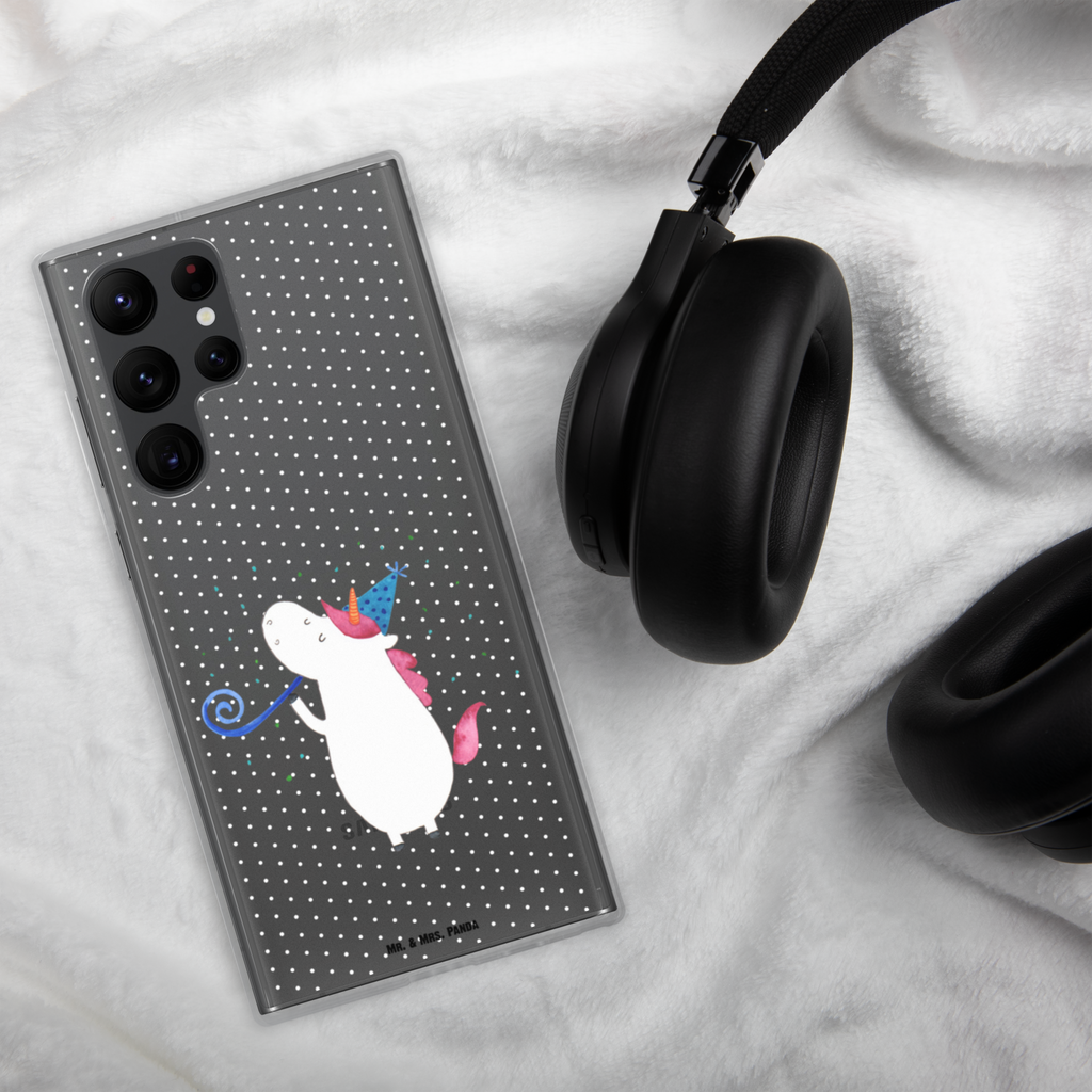 Handyhülle Einhorn Party Handyhülle, Handycover, Transparente Handyhülle, Flexible Handyhülle, Handyschutz, Transparent, Durchsichtig, Schutzhülle für Handy, Stilvolle Handyhülle, Robuste Handyhülle, Schutz vor Kratzern, Schützende Handyhülle, Einhorn, Einhörner, Einhorn Deko, Pegasus, Unicorn, Glitzer, Konfetti, Party, Geburtstag, Feier, Fest, Alkohol, Disco, Club