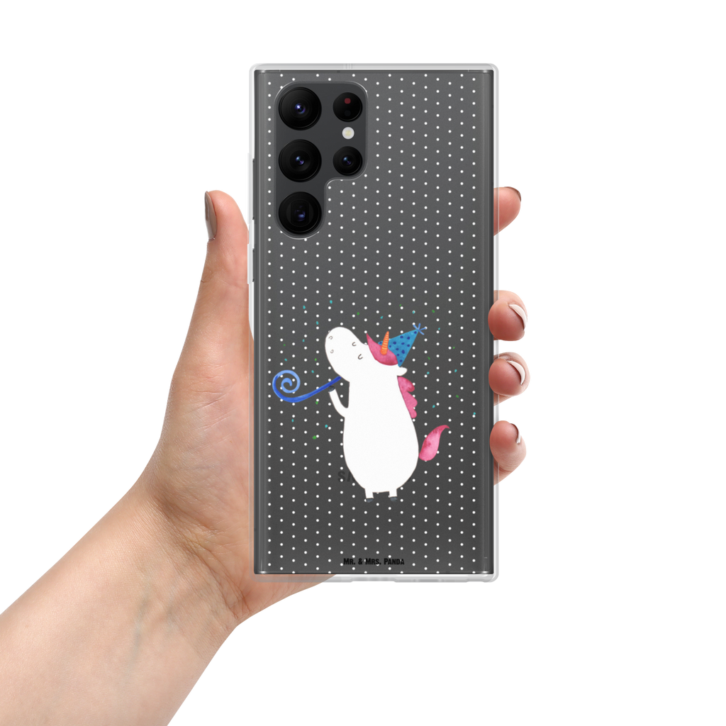 Handyhülle Einhorn Party Handyhülle, Handycover, Transparente Handyhülle, Flexible Handyhülle, Handyschutz, Transparent, Durchsichtig, Schutzhülle für Handy, Stilvolle Handyhülle, Robuste Handyhülle, Schutz vor Kratzern, Schützende Handyhülle, Einhorn, Einhörner, Einhorn Deko, Pegasus, Unicorn, Glitzer, Konfetti, Party, Geburtstag, Feier, Fest, Alkohol, Disco, Club