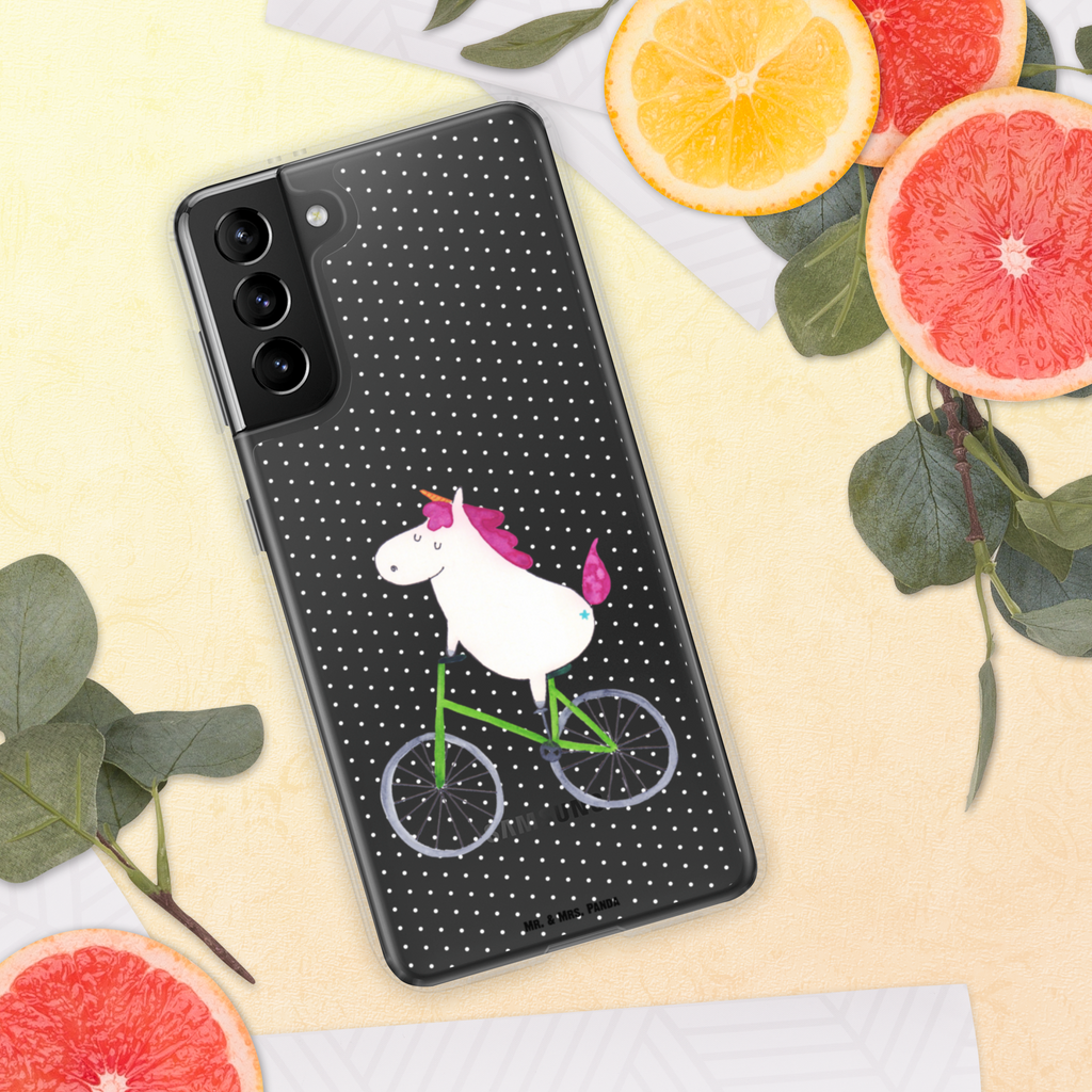 Handyhülle Einhorn Radfahrer Handyhülle, Handycover, Transparente Handyhülle, Flexible Handyhülle, Handyschutz, Transparent, Durchsichtig, Schutzhülle für Handy, Stilvolle Handyhülle, Robuste Handyhülle, Schutz vor Kratzern, Schützende Handyhülle, Einhorn, Einhörner, Einhorn Deko, Pegasus, Unicorn, Radfahren, Radfahrer, Rad, Bike, Feenstaub, Konfetti, Luxusproblem, Kummer, Liebeskummer