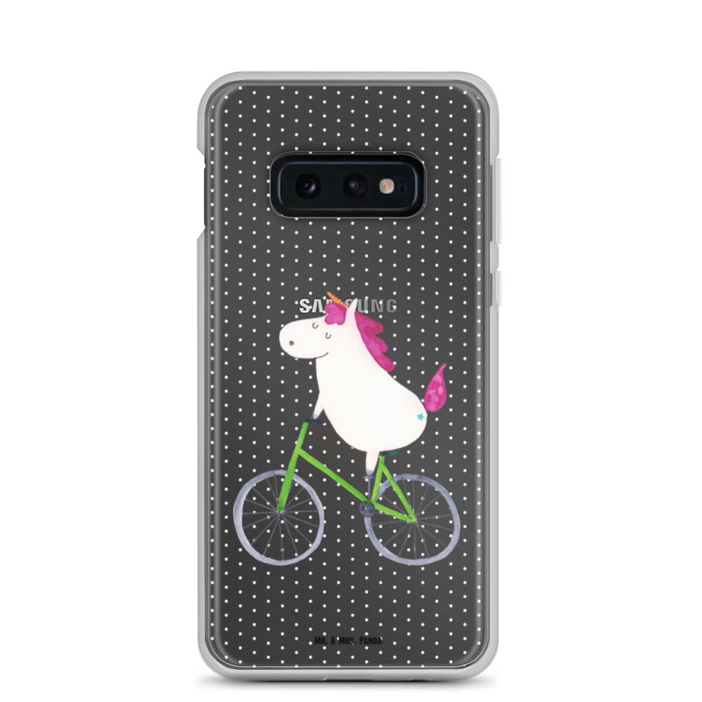 Handyhülle Einhorn Radfahrer Handyhülle, Handycover, Transparente Handyhülle, Flexible Handyhülle, Handyschutz, Transparent, Durchsichtig, Schutzhülle für Handy, Stilvolle Handyhülle, Robuste Handyhülle, Schutz vor Kratzern, Schützende Handyhülle, Einhorn, Einhörner, Einhorn Deko, Pegasus, Unicorn, Radfahren, Radfahrer, Rad, Bike, Feenstaub, Konfetti, Luxusproblem, Kummer, Liebeskummer