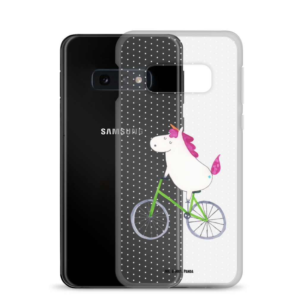 Handyhülle Einhorn Radfahrer Handyhülle, Handycover, Transparente Handyhülle, Flexible Handyhülle, Handyschutz, Transparent, Durchsichtig, Schutzhülle für Handy, Stilvolle Handyhülle, Robuste Handyhülle, Schutz vor Kratzern, Schützende Handyhülle, Einhorn, Einhörner, Einhorn Deko, Pegasus, Unicorn, Radfahren, Radfahrer, Rad, Bike, Feenstaub, Konfetti, Luxusproblem, Kummer, Liebeskummer