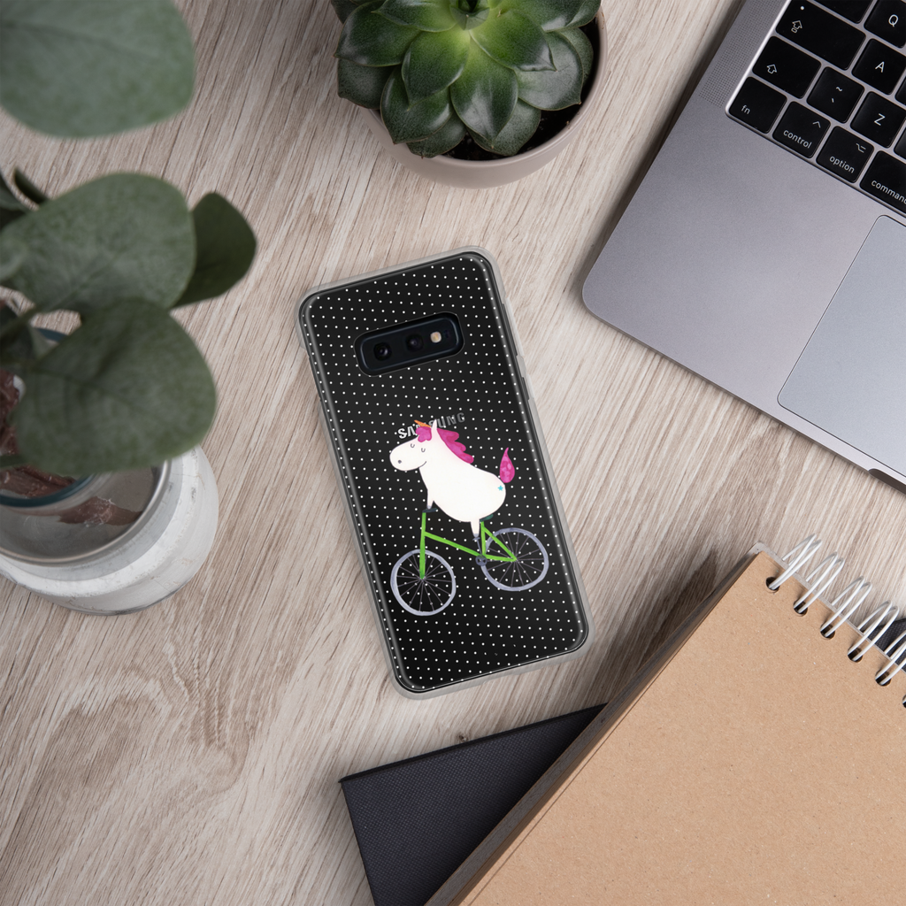Handyhülle Einhorn Radfahrer Handyhülle, Handycover, Transparente Handyhülle, Flexible Handyhülle, Handyschutz, Transparent, Durchsichtig, Schutzhülle für Handy, Stilvolle Handyhülle, Robuste Handyhülle, Schutz vor Kratzern, Schützende Handyhülle, Einhorn, Einhörner, Einhorn Deko, Pegasus, Unicorn, Radfahren, Radfahrer, Rad, Bike, Feenstaub, Konfetti, Luxusproblem, Kummer, Liebeskummer