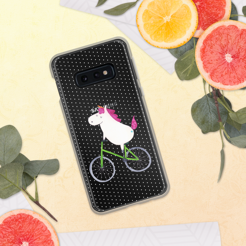 Handyhülle Einhorn Radfahrer Handyhülle, Handycover, Transparente Handyhülle, Flexible Handyhülle, Handyschutz, Transparent, Durchsichtig, Schutzhülle für Handy, Stilvolle Handyhülle, Robuste Handyhülle, Schutz vor Kratzern, Schützende Handyhülle, Einhorn, Einhörner, Einhorn Deko, Pegasus, Unicorn, Radfahren, Radfahrer, Rad, Bike, Feenstaub, Konfetti, Luxusproblem, Kummer, Liebeskummer