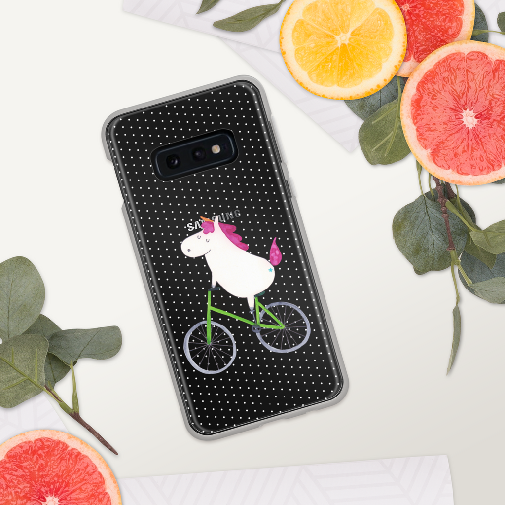 Handyhülle Einhorn Radfahrer Handyhülle, Handycover, Transparente Handyhülle, Flexible Handyhülle, Handyschutz, Transparent, Durchsichtig, Schutzhülle für Handy, Stilvolle Handyhülle, Robuste Handyhülle, Schutz vor Kratzern, Schützende Handyhülle, Einhorn, Einhörner, Einhorn Deko, Pegasus, Unicorn, Radfahren, Radfahrer, Rad, Bike, Feenstaub, Konfetti, Luxusproblem, Kummer, Liebeskummer