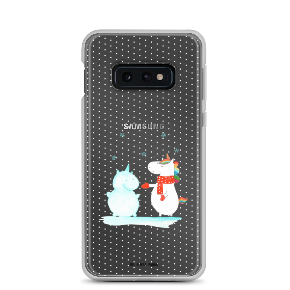 Handyhülle Einhorn Schneemann Handyhülle, Handycover, Transparente Handyhülle, Flexible Handyhülle, Handyschutz, Transparent, Durchsichtig, Schutzhülle für Handy, Stilvolle Handyhülle, Robuste Handyhülle, Schutz vor Kratzern, Schützende Handyhülle, Einhorn, Einhörner, Einhorn Deko, Pegasus, Unicorn, Schneemann, Winter, Schnee, Kuchen, Weihnachten, kalt, Mütze, Handschuhe, X-Mas