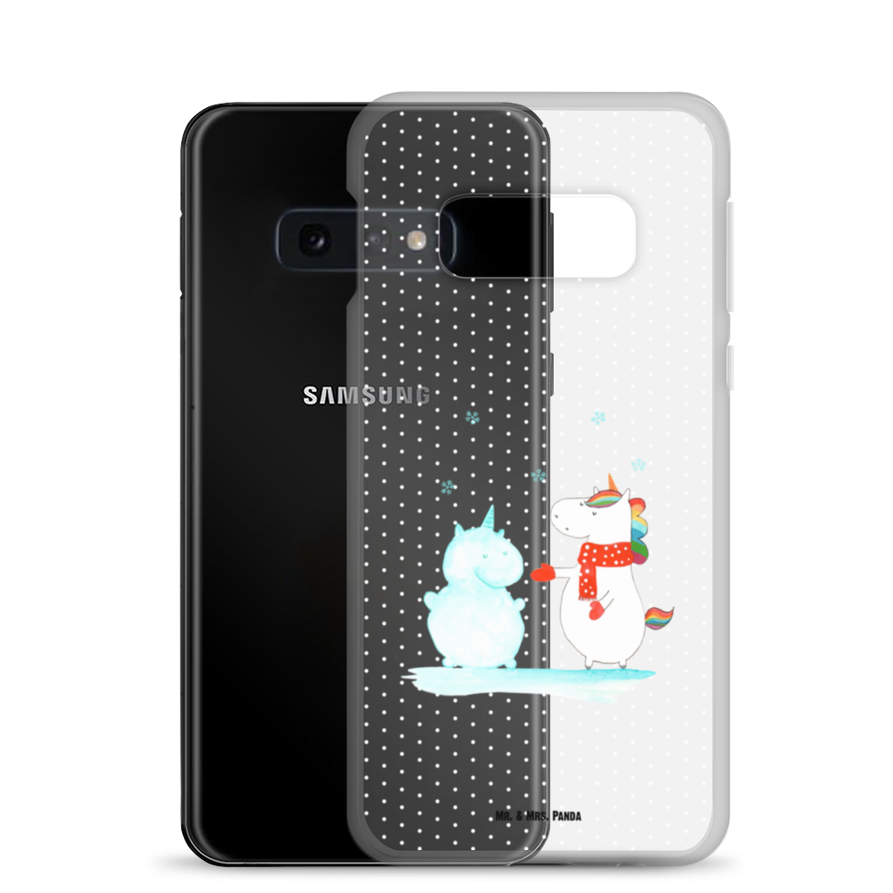 Handyhülle Einhorn Schneemann Handyhülle, Handycover, Transparente Handyhülle, Flexible Handyhülle, Handyschutz, Transparent, Durchsichtig, Schutzhülle für Handy, Stilvolle Handyhülle, Robuste Handyhülle, Schutz vor Kratzern, Schützende Handyhülle, Einhorn, Einhörner, Einhorn Deko, Pegasus, Unicorn, Schneemann, Winter, Schnee, Kuchen, Weihnachten, kalt, Mütze, Handschuhe, X-Mas