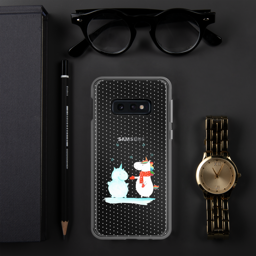 Handyhülle Einhorn Schneemann Handyhülle, Handycover, Transparente Handyhülle, Flexible Handyhülle, Handyschutz, Transparent, Durchsichtig, Schutzhülle für Handy, Stilvolle Handyhülle, Robuste Handyhülle, Schutz vor Kratzern, Schützende Handyhülle, Einhorn, Einhörner, Einhorn Deko, Pegasus, Unicorn, Schneemann, Winter, Schnee, Kuchen, Weihnachten, kalt, Mütze, Handschuhe, X-Mas