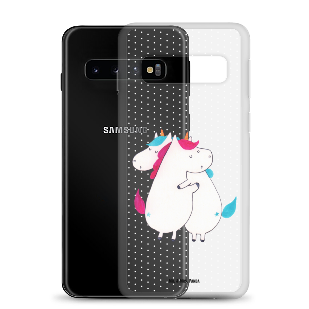 Handyhülle Einhörner Umarmen Handyhülle, Handycover, Transparente Handyhülle, Flexible Handyhülle, Handyschutz, Transparent, Durchsichtig, Schutzhülle für Handy, Stilvolle Handyhülle, Robuste Handyhülle, Schutz vor Kratzern, Schützende Handyhülle, Einhorn, Einhörner, Einhorn Deko, Pegasus, Unicorn, Freundinnen, Freundin, BFF, Schwester, Schwestern, Familie, Geschwister, Sister, Liebe