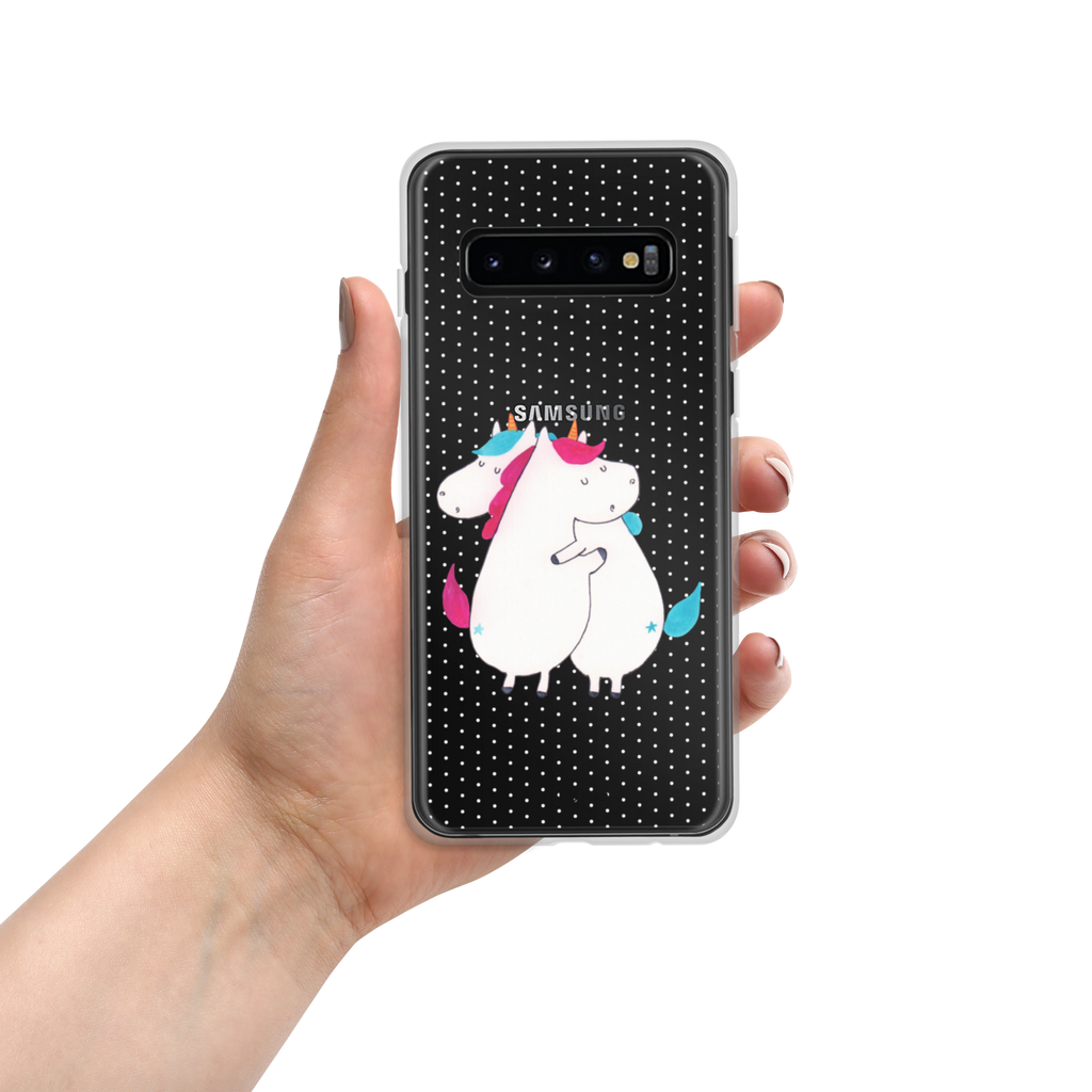 Handyhülle Einhörner Umarmen Handyhülle, Handycover, Transparente Handyhülle, Flexible Handyhülle, Handyschutz, Transparent, Durchsichtig, Schutzhülle für Handy, Stilvolle Handyhülle, Robuste Handyhülle, Schutz vor Kratzern, Schützende Handyhülle, Einhorn, Einhörner, Einhorn Deko, Pegasus, Unicorn, Freundinnen, Freundin, BFF, Schwester, Schwestern, Familie, Geschwister, Sister, Liebe