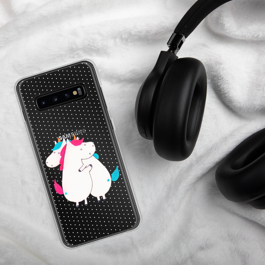 Handyhülle Einhörner Umarmen Handyhülle, Handycover, Transparente Handyhülle, Flexible Handyhülle, Handyschutz, Transparent, Durchsichtig, Schutzhülle für Handy, Stilvolle Handyhülle, Robuste Handyhülle, Schutz vor Kratzern, Schützende Handyhülle, Einhorn, Einhörner, Einhorn Deko, Pegasus, Unicorn, Freundinnen, Freundin, BFF, Schwester, Schwestern, Familie, Geschwister, Sister, Liebe