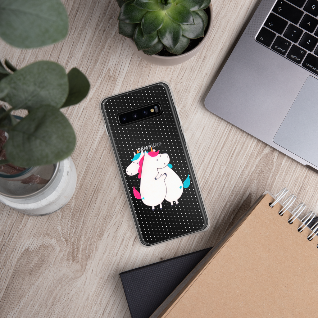 Handyhülle Einhörner Umarmen Handyhülle, Handycover, Transparente Handyhülle, Flexible Handyhülle, Handyschutz, Transparent, Durchsichtig, Schutzhülle für Handy, Stilvolle Handyhülle, Robuste Handyhülle, Schutz vor Kratzern, Schützende Handyhülle, Einhorn, Einhörner, Einhorn Deko, Pegasus, Unicorn, Freundinnen, Freundin, BFF, Schwester, Schwestern, Familie, Geschwister, Sister, Liebe