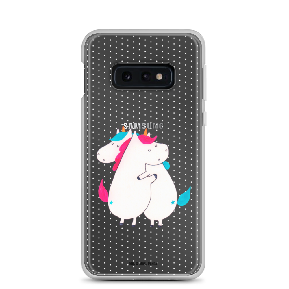 Handyhülle Einhörner Umarmen Handyhülle, Handycover, Transparente Handyhülle, Flexible Handyhülle, Handyschutz, Transparent, Durchsichtig, Schutzhülle für Handy, Stilvolle Handyhülle, Robuste Handyhülle, Schutz vor Kratzern, Schützende Handyhülle, Einhorn, Einhörner, Einhorn Deko, Pegasus, Unicorn, Freundinnen, Freundin, BFF, Schwester, Schwestern, Familie, Geschwister, Sister, Liebe