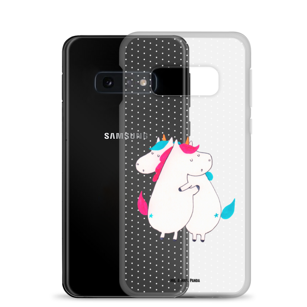 Handyhülle Einhörner Umarmen Handyhülle, Handycover, Transparente Handyhülle, Flexible Handyhülle, Handyschutz, Transparent, Durchsichtig, Schutzhülle für Handy, Stilvolle Handyhülle, Robuste Handyhülle, Schutz vor Kratzern, Schützende Handyhülle, Einhorn, Einhörner, Einhorn Deko, Pegasus, Unicorn, Freundinnen, Freundin, BFF, Schwester, Schwestern, Familie, Geschwister, Sister, Liebe