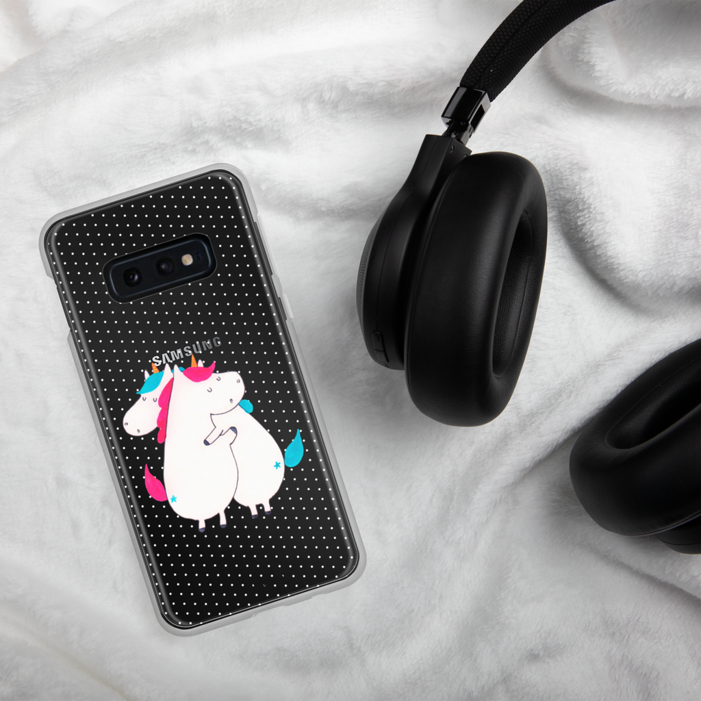 Handyhülle Einhörner Umarmen Handyhülle, Handycover, Transparente Handyhülle, Flexible Handyhülle, Handyschutz, Transparent, Durchsichtig, Schutzhülle für Handy, Stilvolle Handyhülle, Robuste Handyhülle, Schutz vor Kratzern, Schützende Handyhülle, Einhorn, Einhörner, Einhorn Deko, Pegasus, Unicorn, Freundinnen, Freundin, BFF, Schwester, Schwestern, Familie, Geschwister, Sister, Liebe