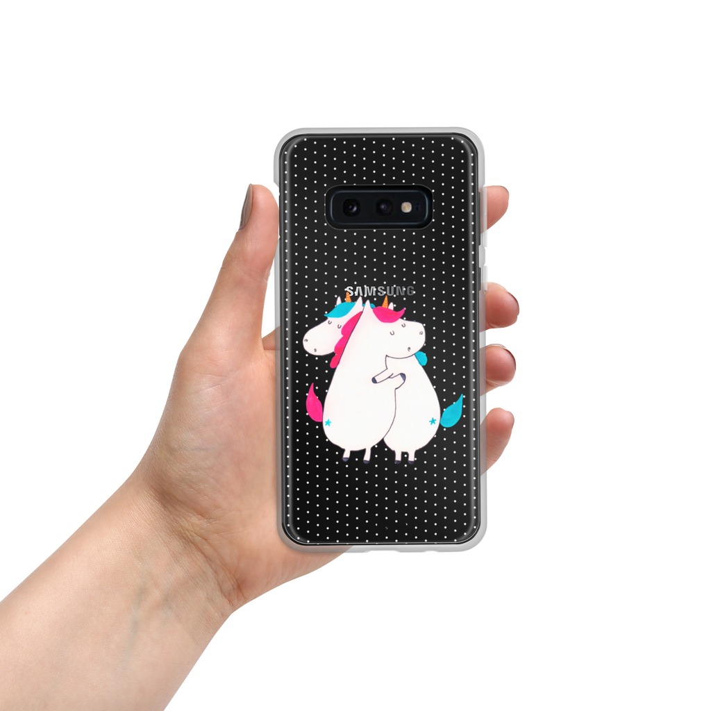 Handyhülle Einhörner Umarmen Handyhülle, Handycover, Transparente Handyhülle, Flexible Handyhülle, Handyschutz, Transparent, Durchsichtig, Schutzhülle für Handy, Stilvolle Handyhülle, Robuste Handyhülle, Schutz vor Kratzern, Schützende Handyhülle, Einhorn, Einhörner, Einhorn Deko, Pegasus, Unicorn, Freundinnen, Freundin, BFF, Schwester, Schwestern, Familie, Geschwister, Sister, Liebe