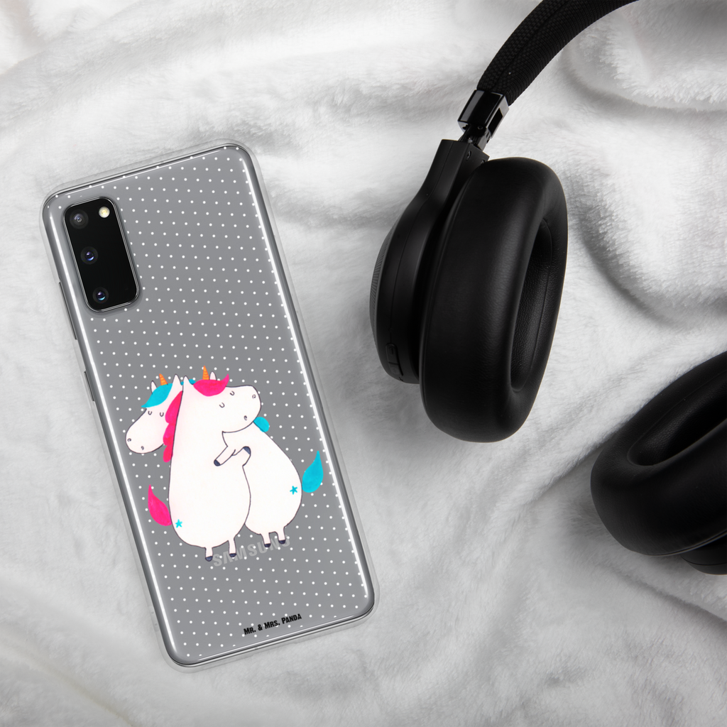 Handyhülle Einhörner Umarmen Handyhülle, Handycover, Transparente Handyhülle, Flexible Handyhülle, Handyschutz, Transparent, Durchsichtig, Schutzhülle für Handy, Stilvolle Handyhülle, Robuste Handyhülle, Schutz vor Kratzern, Schützende Handyhülle, Einhorn, Einhörner, Einhorn Deko, Pegasus, Unicorn, Freundinnen, Freundin, BFF, Schwester, Schwestern, Familie, Geschwister, Sister, Liebe