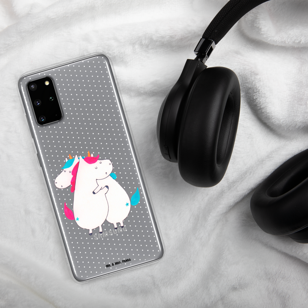 Handyhülle Einhörner Umarmen Handyhülle, Handycover, Transparente Handyhülle, Flexible Handyhülle, Handyschutz, Transparent, Durchsichtig, Schutzhülle für Handy, Stilvolle Handyhülle, Robuste Handyhülle, Schutz vor Kratzern, Schützende Handyhülle, Einhorn, Einhörner, Einhorn Deko, Pegasus, Unicorn, Freundinnen, Freundin, BFF, Schwester, Schwestern, Familie, Geschwister, Sister, Liebe