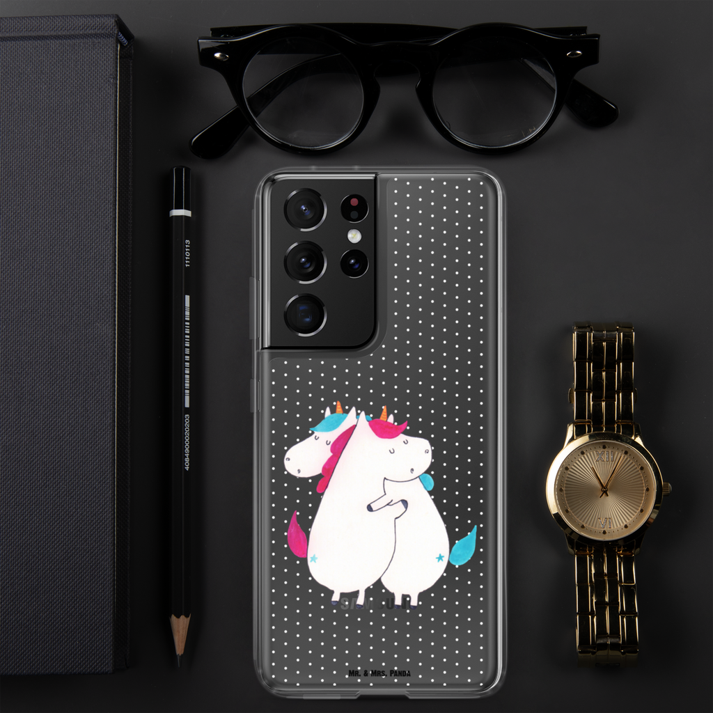 Handyhülle Einhörner Umarmen Handyhülle, Handycover, Transparente Handyhülle, Flexible Handyhülle, Handyschutz, Transparent, Durchsichtig, Schutzhülle für Handy, Stilvolle Handyhülle, Robuste Handyhülle, Schutz vor Kratzern, Schützende Handyhülle, Einhorn, Einhörner, Einhorn Deko, Pegasus, Unicorn, Freundinnen, Freundin, BFF, Schwester, Schwestern, Familie, Geschwister, Sister, Liebe