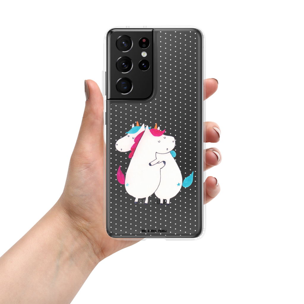 Handyhülle Einhörner Umarmen Handyhülle, Handycover, Transparente Handyhülle, Flexible Handyhülle, Handyschutz, Transparent, Durchsichtig, Schutzhülle für Handy, Stilvolle Handyhülle, Robuste Handyhülle, Schutz vor Kratzern, Schützende Handyhülle, Einhorn, Einhörner, Einhorn Deko, Pegasus, Unicorn, Freundinnen, Freundin, BFF, Schwester, Schwestern, Familie, Geschwister, Sister, Liebe