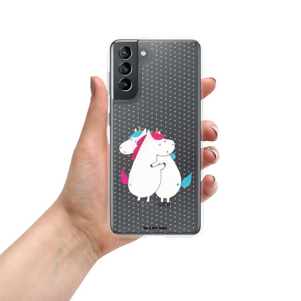 Handyhülle Einhörner Umarmen Handyhülle, Handycover, Transparente Handyhülle, Flexible Handyhülle, Handyschutz, Transparent, Durchsichtig, Schutzhülle für Handy, Stilvolle Handyhülle, Robuste Handyhülle, Schutz vor Kratzern, Schützende Handyhülle, Einhorn, Einhörner, Einhorn Deko, Pegasus, Unicorn, Freundinnen, Freundin, BFF, Schwester, Schwestern, Familie, Geschwister, Sister, Liebe