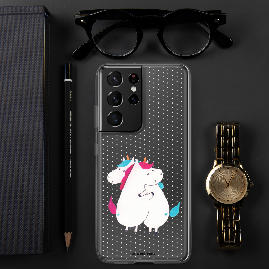 Handyhülle Einhörner Umarmen Handyhülle, Handycover, Transparente Handyhülle, Flexible Handyhülle, Handyschutz, Transparent, Durchsichtig, Schutzhülle für Handy, Stilvolle Handyhülle, Robuste Handyhülle, Schutz vor Kratzern, Schützende Handyhülle, Einhorn, Einhörner, Einhorn Deko, Pegasus, Unicorn, Freundinnen, Freundin, BFF, Schwester, Schwestern, Familie, Geschwister, Sister, Liebe