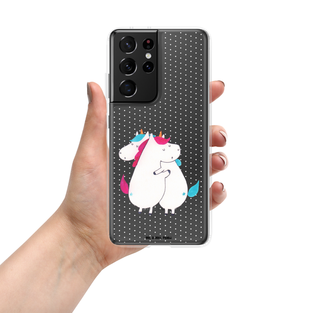 Handyhülle Einhörner Umarmen Handyhülle, Handycover, Transparente Handyhülle, Flexible Handyhülle, Handyschutz, Transparent, Durchsichtig, Schutzhülle für Handy, Stilvolle Handyhülle, Robuste Handyhülle, Schutz vor Kratzern, Schützende Handyhülle, Einhorn, Einhörner, Einhorn Deko, Pegasus, Unicorn, Freundinnen, Freundin, BFF, Schwester, Schwestern, Familie, Geschwister, Sister, Liebe