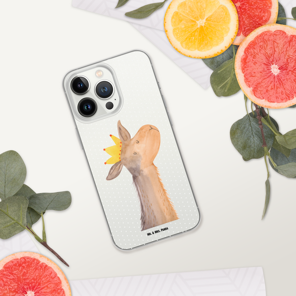 Handyhülle Lamakopf König Handyhülle, Handycover, Transparente Handyhülle, Flexible Handyhülle, Handyschutz, Transparent, Durchsichtig, Schutzhülle für Handy, Stilvolle Handyhülle, Robuste Handyhülle, Schutz vor Kratzern, Schützende Handyhülle, Lama, Alpaka, Lamas, König, Königin, Freundin, Mama, Papa, Büro Kollege, Kollegin, Chef, Vorgesetzter, Abi, Abitur