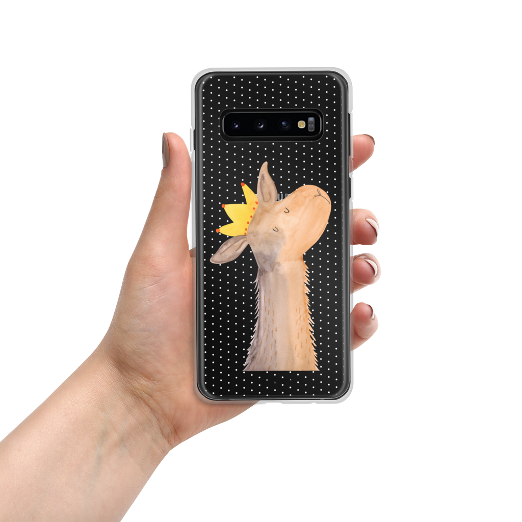 Handyhülle Lamakopf König Handyhülle, Handycover, Transparente Handyhülle, Flexible Handyhülle, Handyschutz, Transparent, Durchsichtig, Schutzhülle für Handy, Stilvolle Handyhülle, Robuste Handyhülle, Schutz vor Kratzern, Schützende Handyhülle, Lama, Alpaka, Lamas, König, Königin, Freundin, Mama, Papa, Büro Kollege, Kollegin, Chef, Vorgesetzter, Abi, Abitur