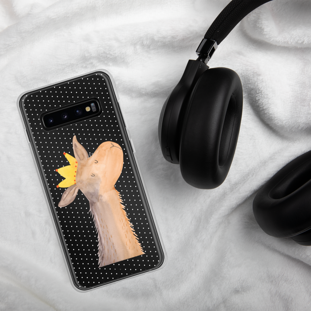 Handyhülle Lamakopf König Handyhülle, Handycover, Transparente Handyhülle, Flexible Handyhülle, Handyschutz, Transparent, Durchsichtig, Schutzhülle für Handy, Stilvolle Handyhülle, Robuste Handyhülle, Schutz vor Kratzern, Schützende Handyhülle, Lama, Alpaka, Lamas, König, Königin, Freundin, Mama, Papa, Büro Kollege, Kollegin, Chef, Vorgesetzter, Abi, Abitur