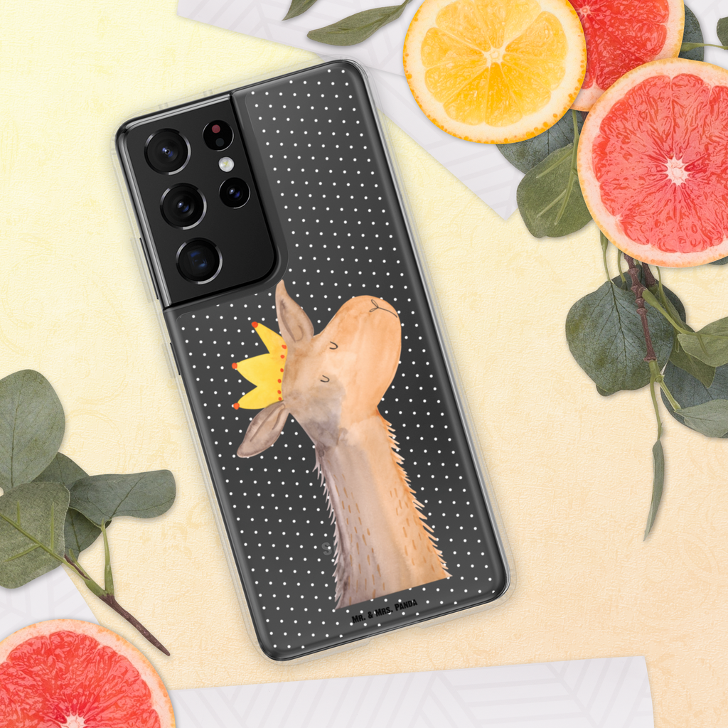 Handyhülle Lamakopf König Handyhülle, Handycover, Transparente Handyhülle, Flexible Handyhülle, Handyschutz, Transparent, Durchsichtig, Schutzhülle für Handy, Stilvolle Handyhülle, Robuste Handyhülle, Schutz vor Kratzern, Schützende Handyhülle, Lama, Alpaka, Lamas, König, Königin, Freundin, Mama, Papa, Büro Kollege, Kollegin, Chef, Vorgesetzter, Abi, Abitur