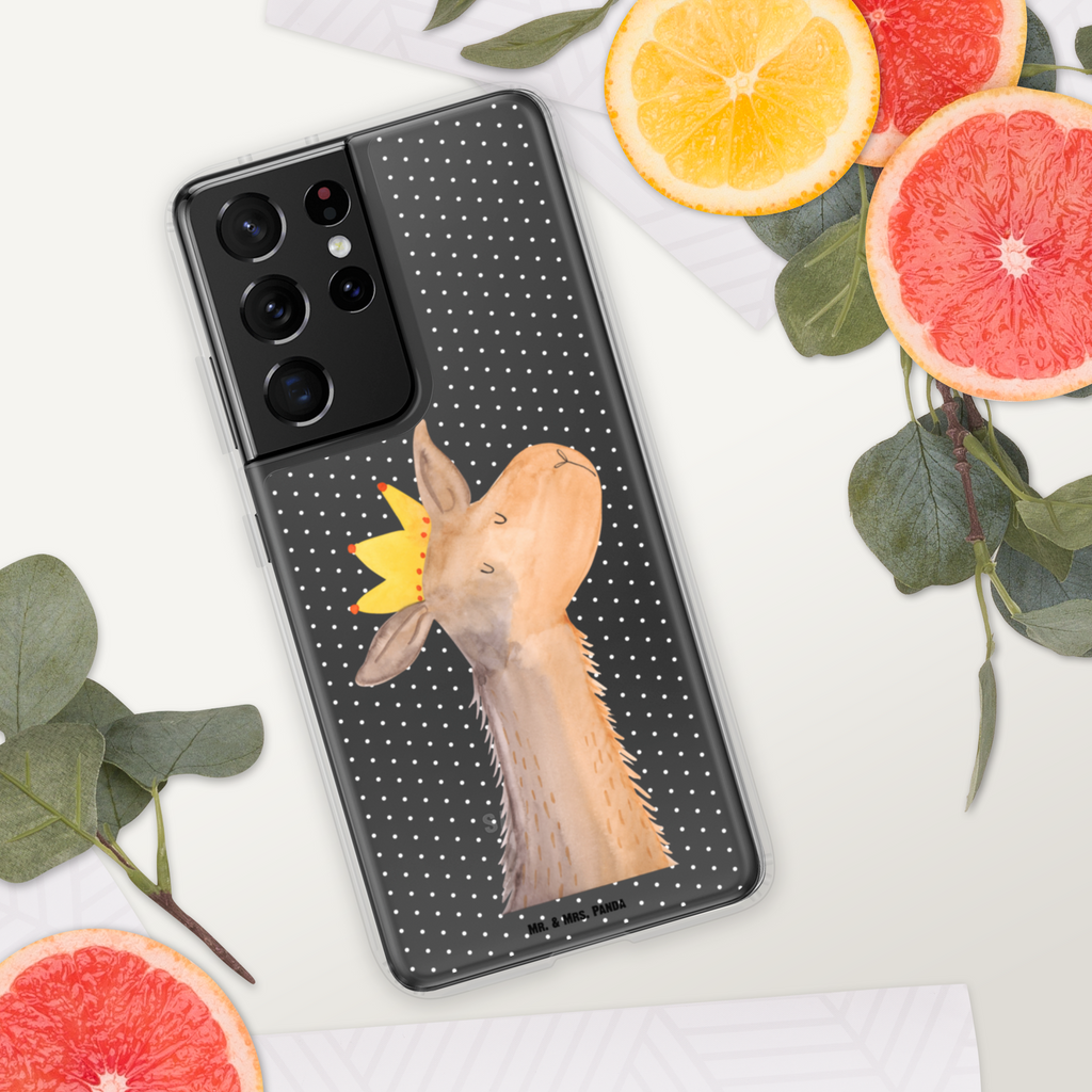 Handyhülle Lamakopf König Handyhülle, Handycover, Transparente Handyhülle, Flexible Handyhülle, Handyschutz, Transparent, Durchsichtig, Schutzhülle für Handy, Stilvolle Handyhülle, Robuste Handyhülle, Schutz vor Kratzern, Schützende Handyhülle, Lama, Alpaka, Lamas, König, Königin, Freundin, Mama, Papa, Büro Kollege, Kollegin, Chef, Vorgesetzter, Abi, Abitur