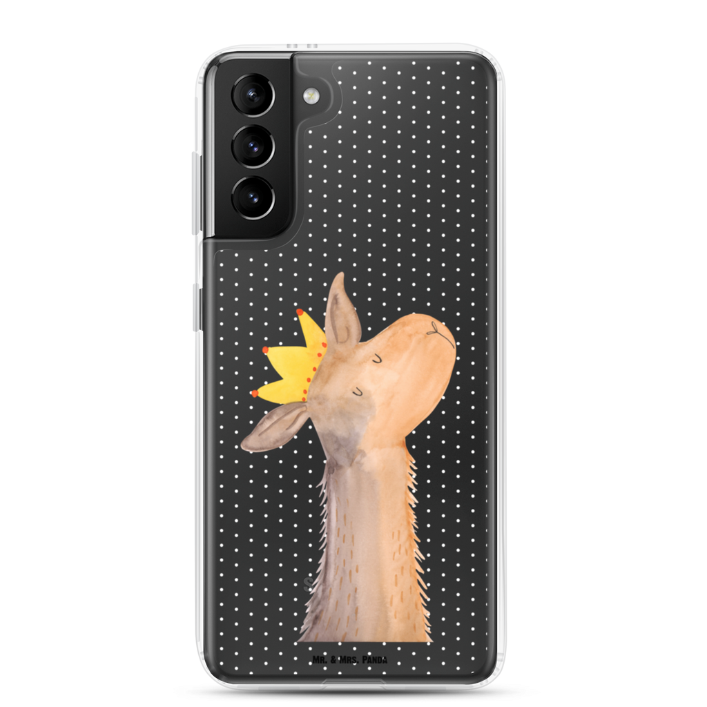 Handyhülle Lamakopf König Handyhülle, Handycover, Transparente Handyhülle, Flexible Handyhülle, Handyschutz, Transparent, Durchsichtig, Schutzhülle für Handy, Stilvolle Handyhülle, Robuste Handyhülle, Schutz vor Kratzern, Schützende Handyhülle, Lama, Alpaka, Lamas, König, Königin, Freundin, Mama, Papa, Büro Kollege, Kollegin, Chef, Vorgesetzter, Abi, Abitur
