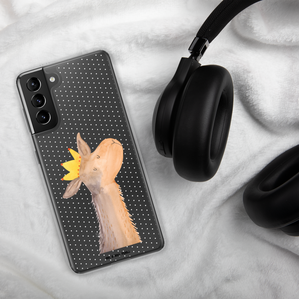 Handyhülle Lamakopf König Handyhülle, Handycover, Transparente Handyhülle, Flexible Handyhülle, Handyschutz, Transparent, Durchsichtig, Schutzhülle für Handy, Stilvolle Handyhülle, Robuste Handyhülle, Schutz vor Kratzern, Schützende Handyhülle, Lama, Alpaka, Lamas, König, Königin, Freundin, Mama, Papa, Büro Kollege, Kollegin, Chef, Vorgesetzter, Abi, Abitur