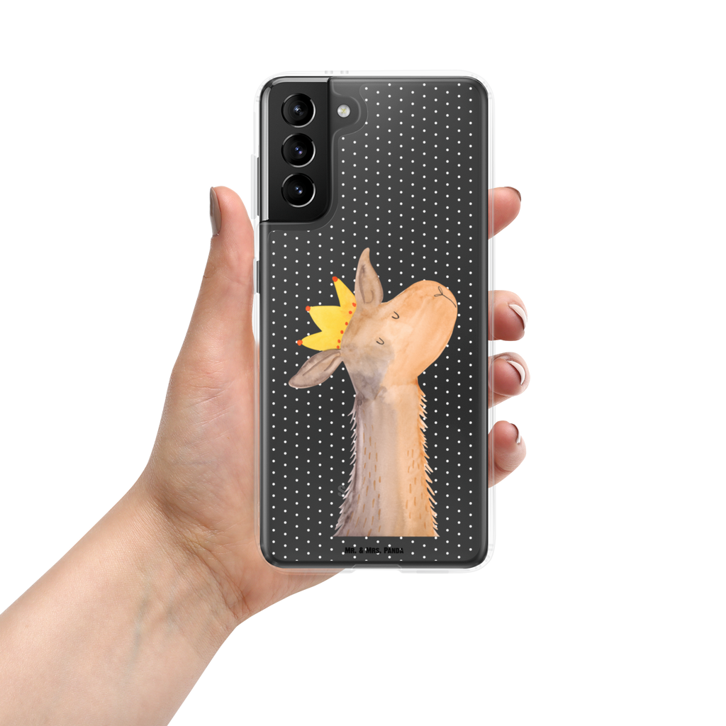 Handyhülle Lamakopf König Handyhülle, Handycover, Transparente Handyhülle, Flexible Handyhülle, Handyschutz, Transparent, Durchsichtig, Schutzhülle für Handy, Stilvolle Handyhülle, Robuste Handyhülle, Schutz vor Kratzern, Schützende Handyhülle, Lama, Alpaka, Lamas, König, Königin, Freundin, Mama, Papa, Büro Kollege, Kollegin, Chef, Vorgesetzter, Abi, Abitur