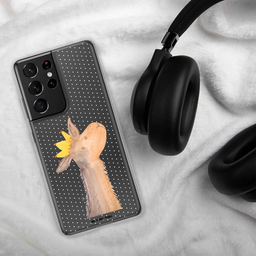 Handyhülle Lamakopf König Handyhülle, Handycover, Transparente Handyhülle, Flexible Handyhülle, Handyschutz, Transparent, Durchsichtig, Schutzhülle für Handy, Stilvolle Handyhülle, Robuste Handyhülle, Schutz vor Kratzern, Schützende Handyhülle, Lama, Alpaka, Lamas, König, Königin, Freundin, Mama, Papa, Büro Kollege, Kollegin, Chef, Vorgesetzter, Abi, Abitur